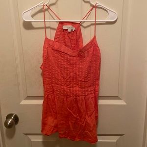 Hot pink spaghetti strap